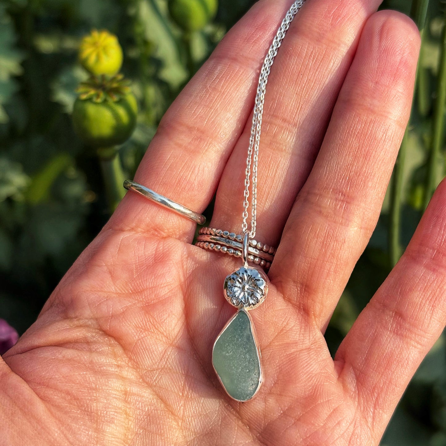 Poppies by the Sea Necklaces