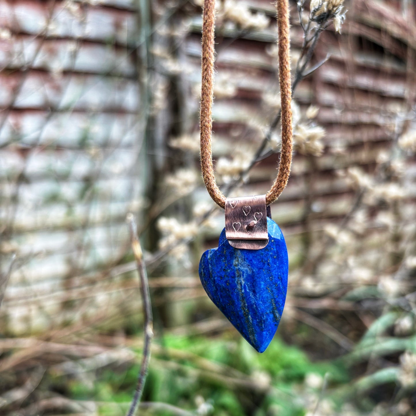 Gemstone Love Heart Necklaces