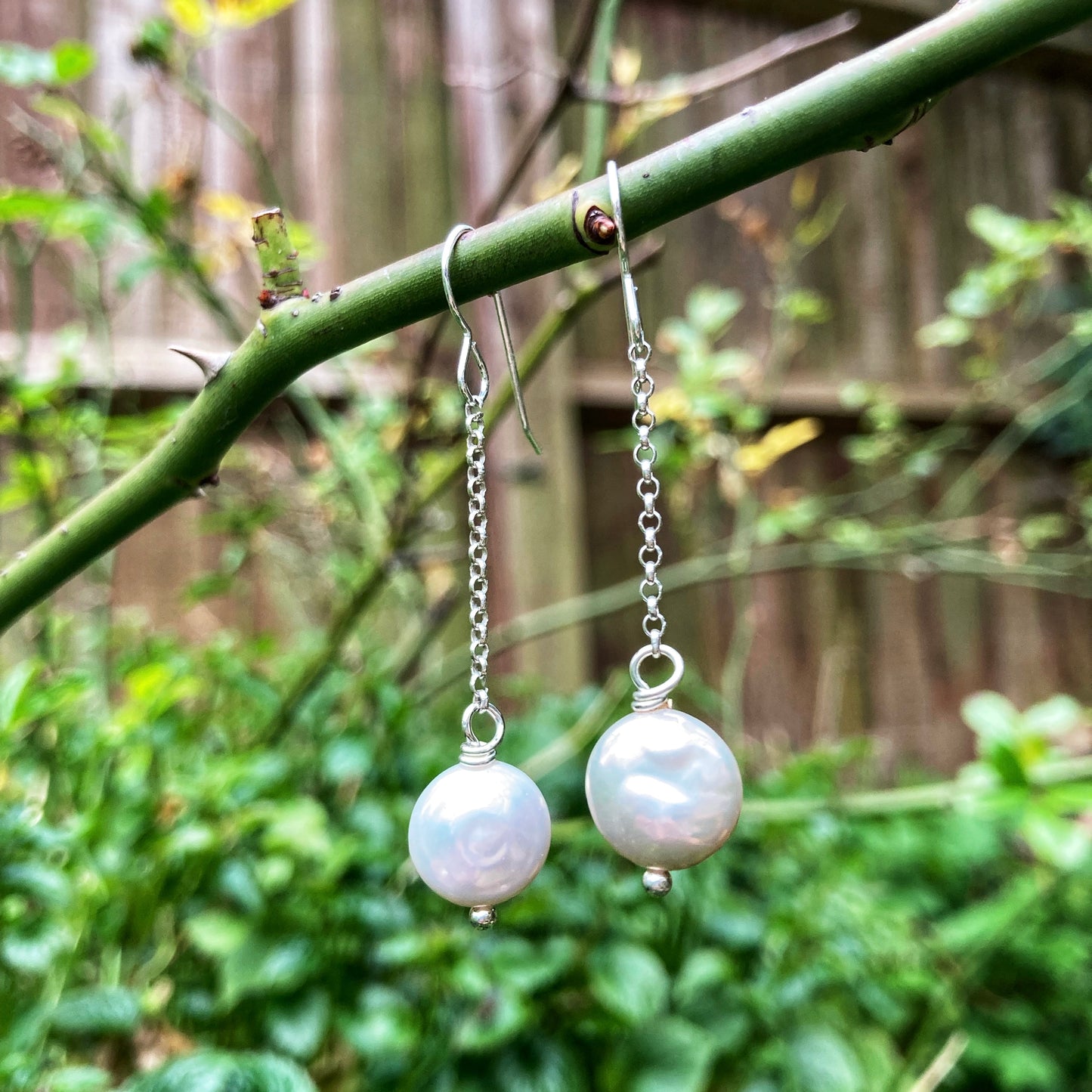 Ocean Pearl Drop Earrings