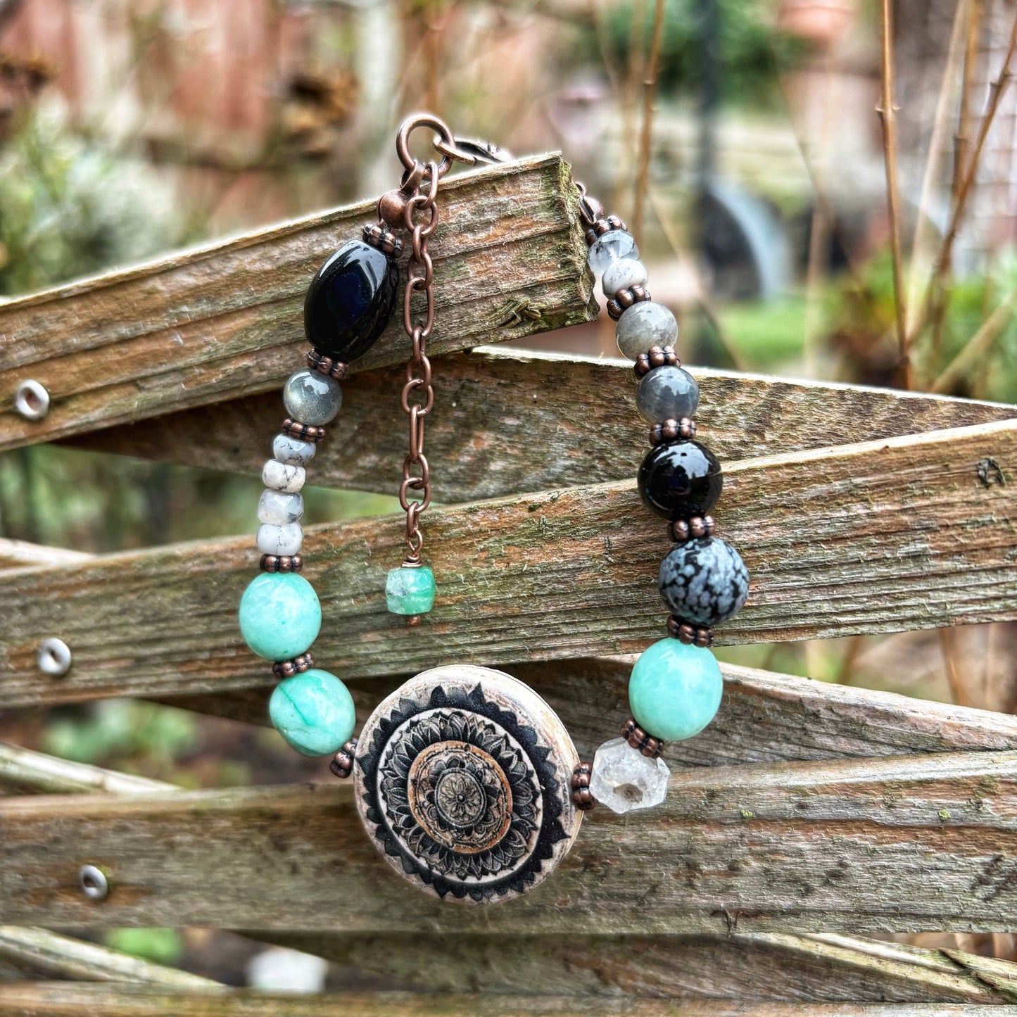 Black Mandala Bracelet