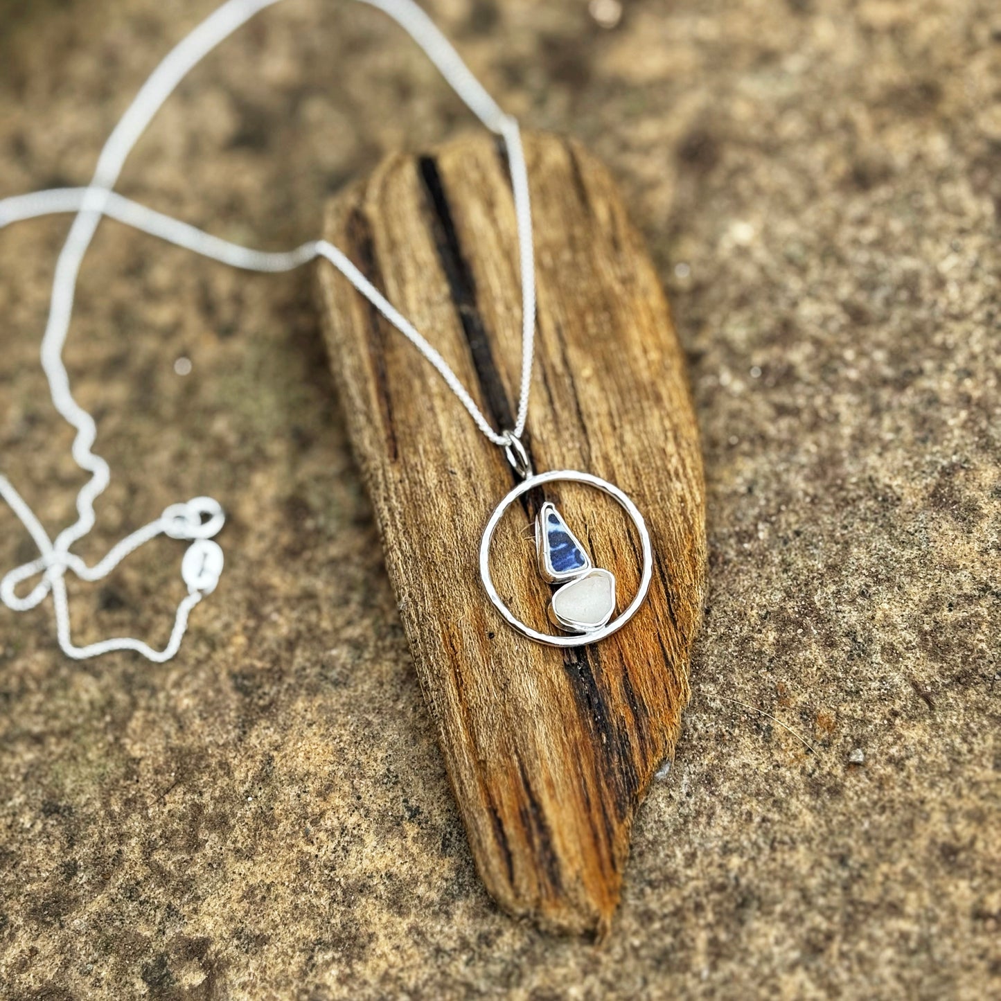 Encircled Sailboat Necklace