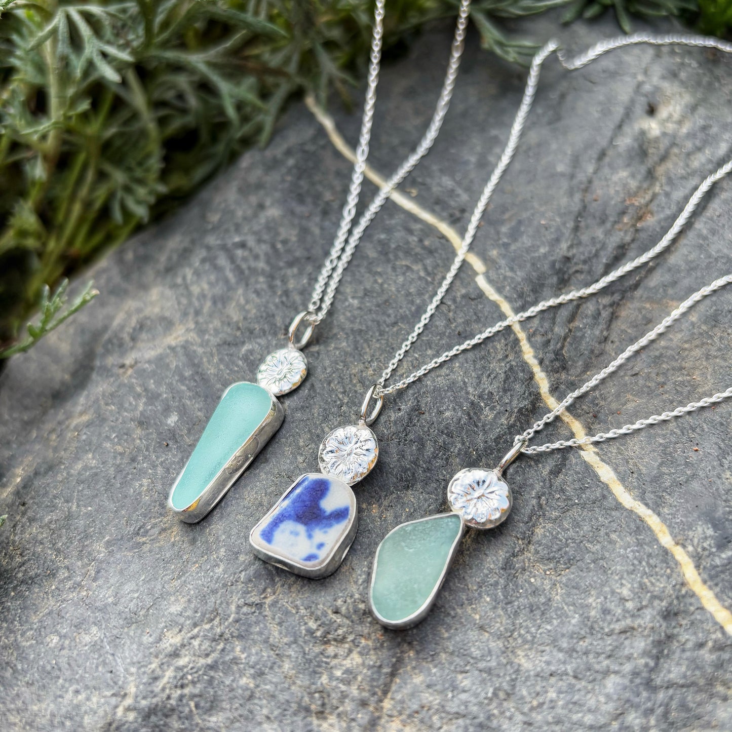 Poppies by the Sea Necklaces