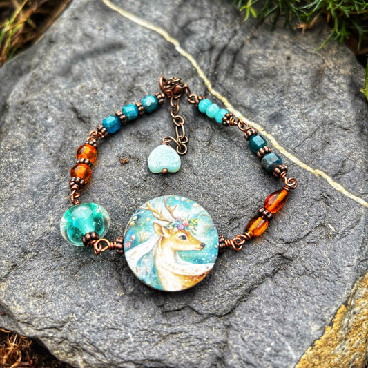 Autumn Stag Bracelet