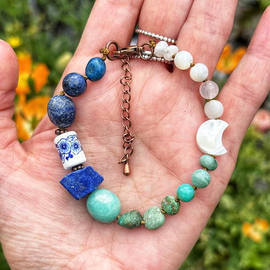 Blue Moon Crystal Bracelet