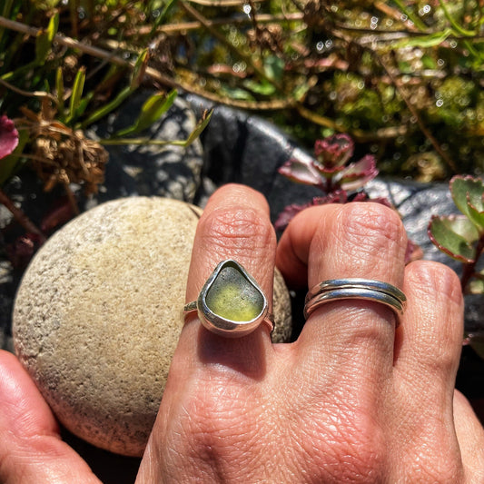 Adella Sea Glass Ring