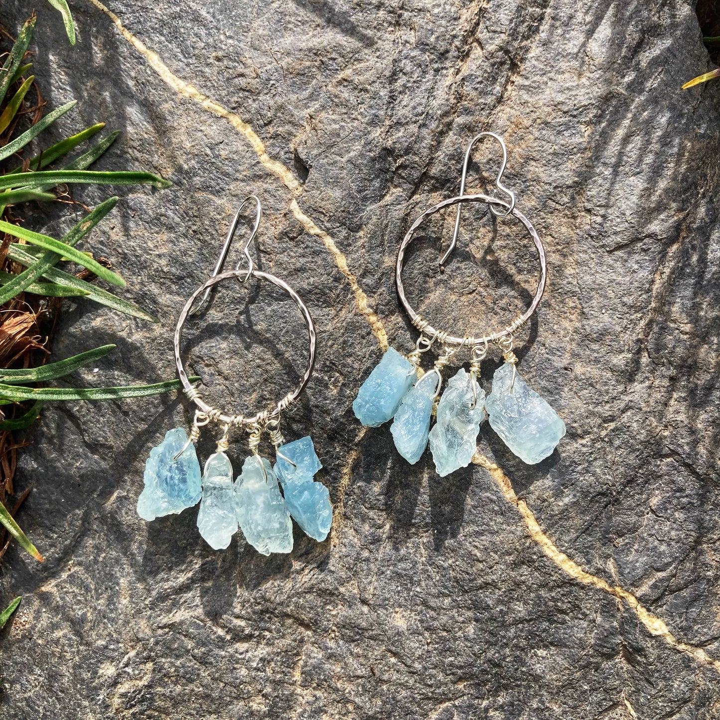 Aquamarine Ocean Earrings