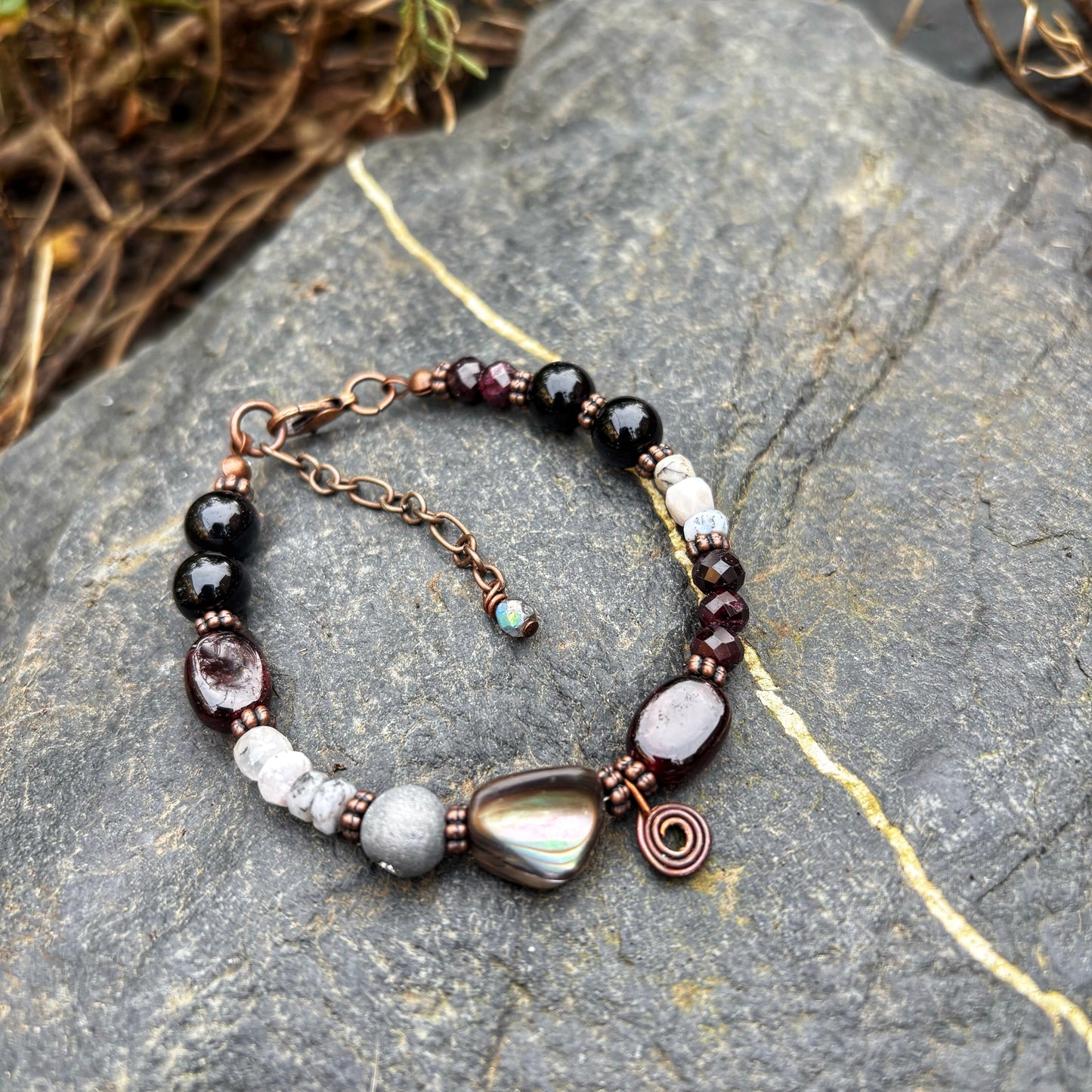 Garnet Berry Bracelet
