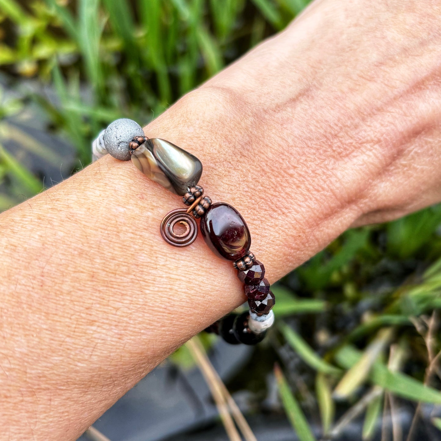 Garnet Berry Bracelet