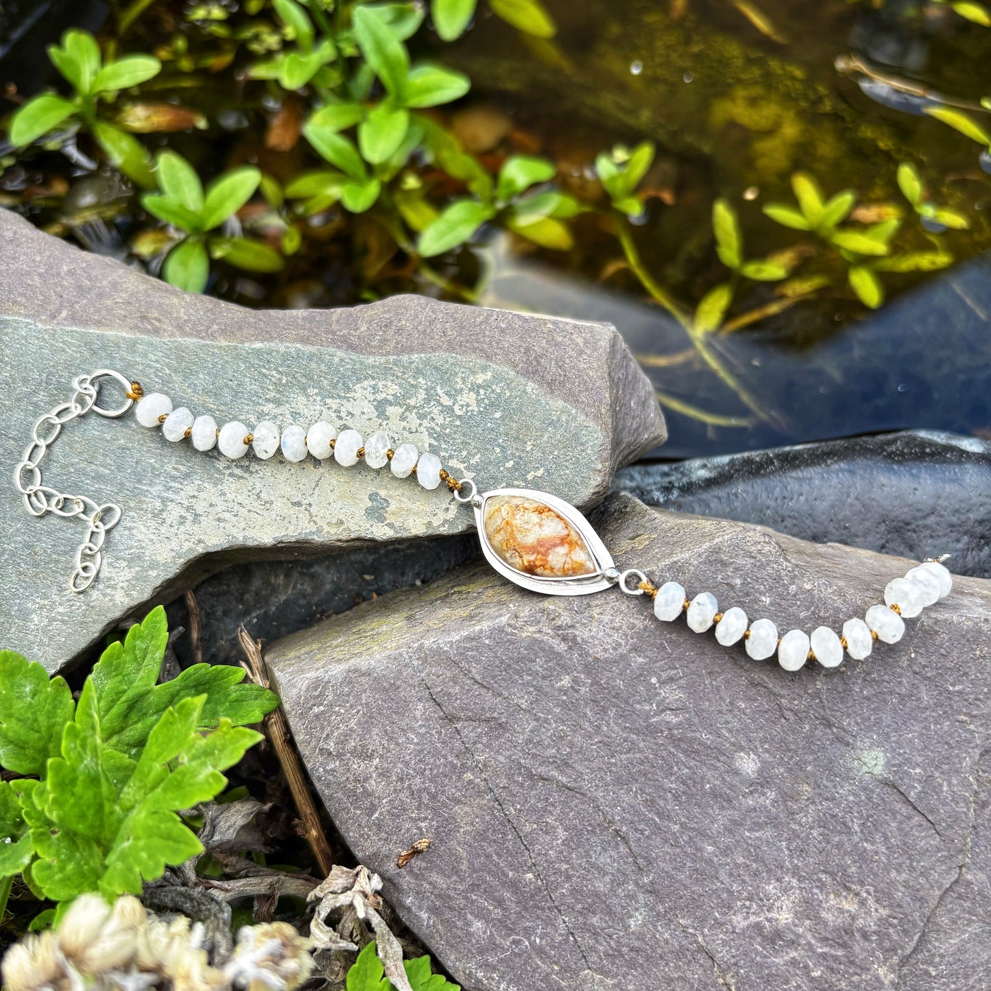 Autumn Moonstone Bracelet