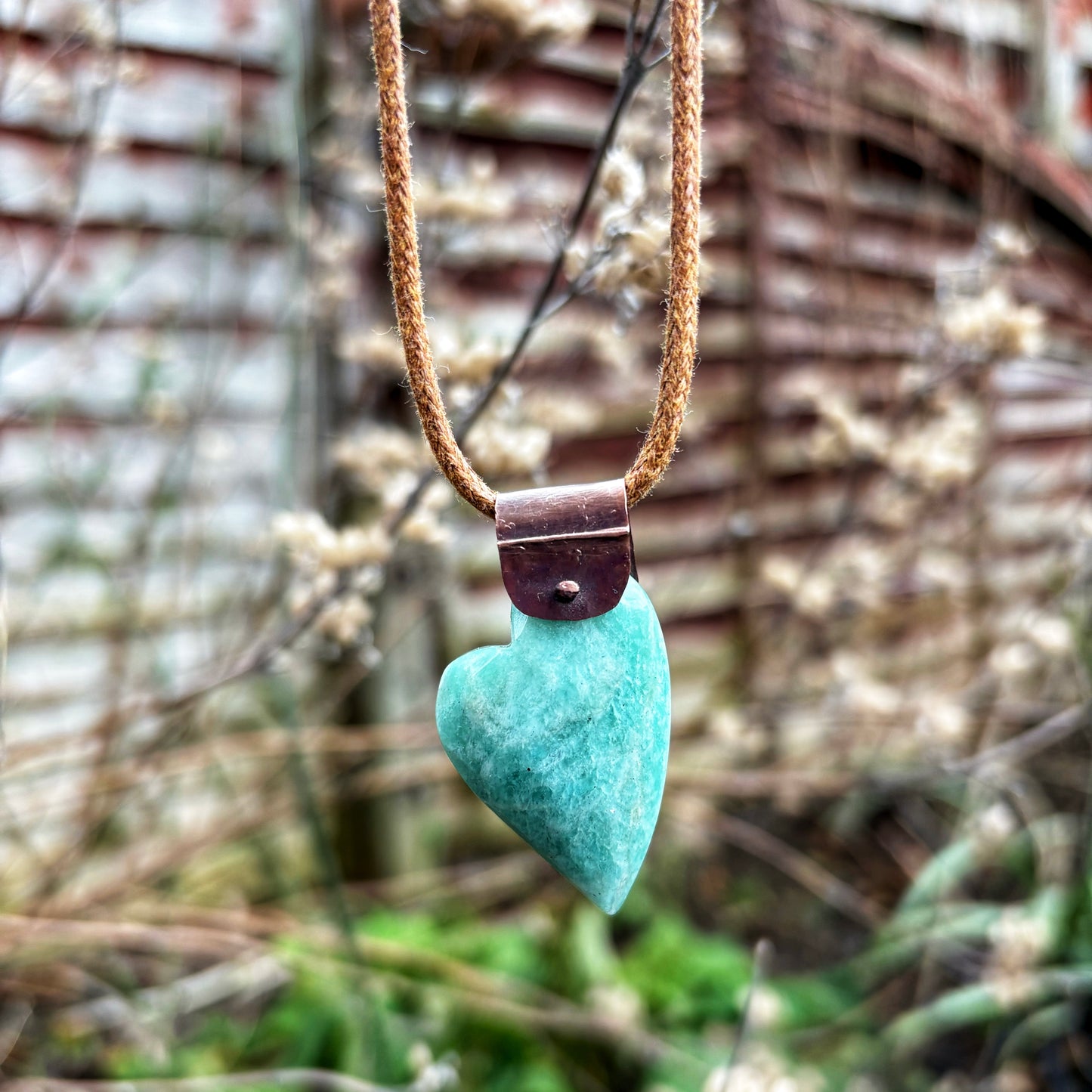 Gemstone Love Heart Necklaces
