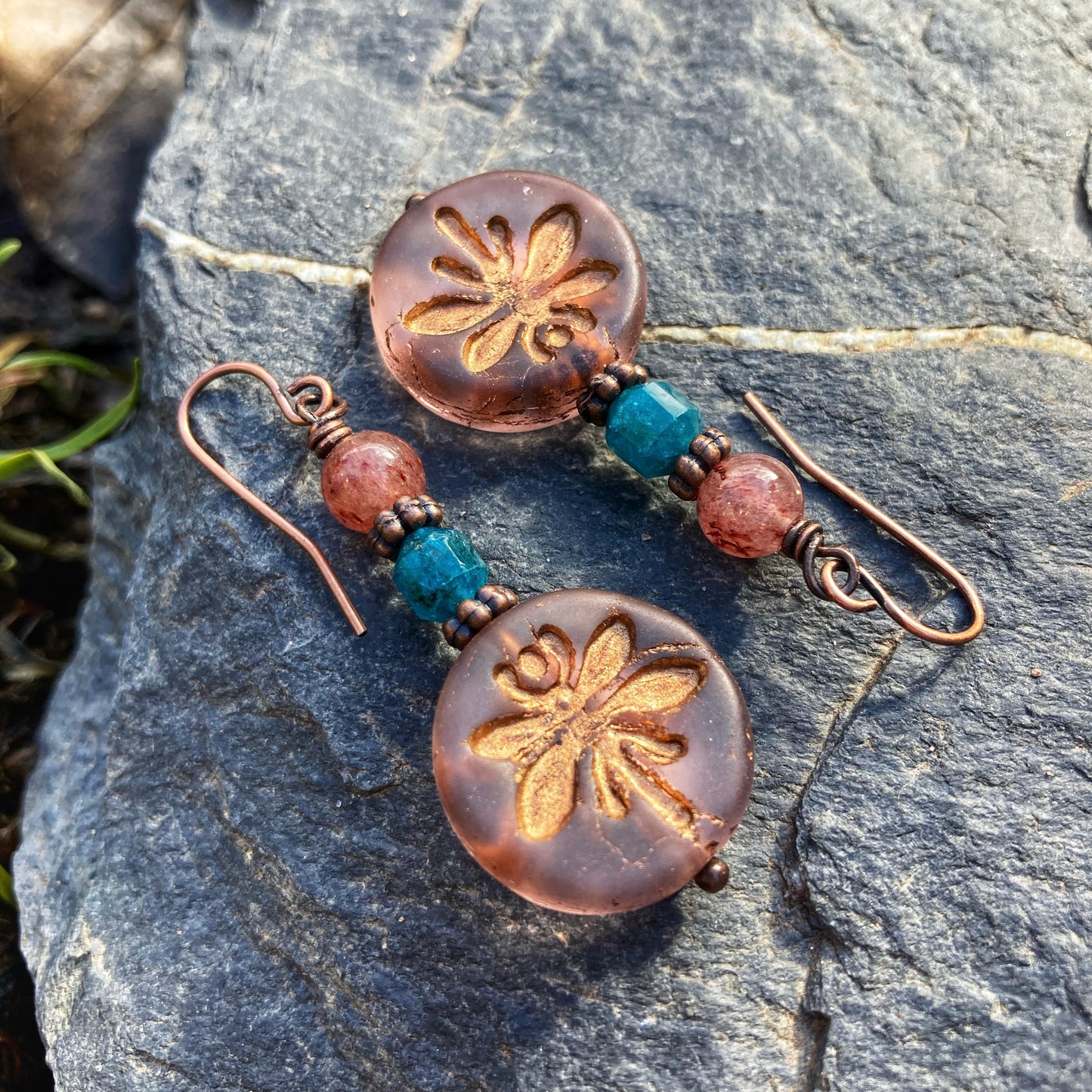 Dusky Dragonfly Earrings