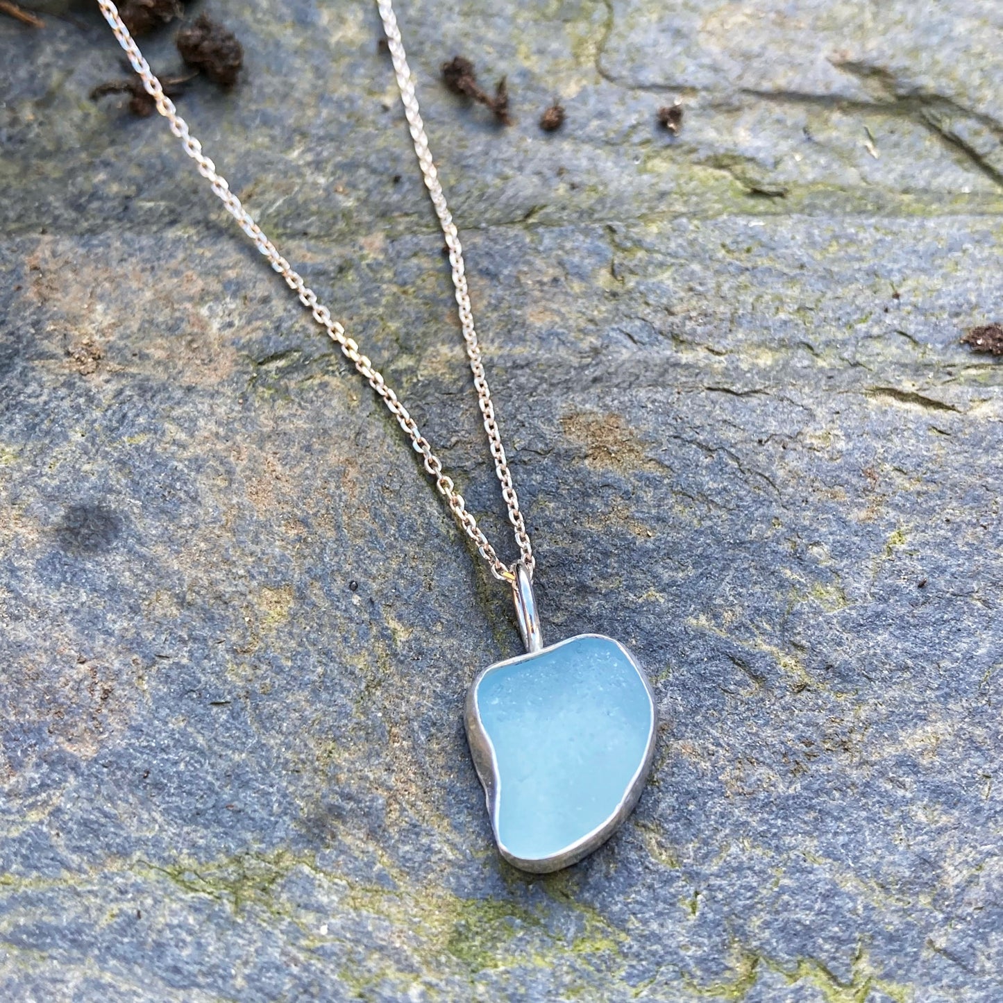 Sea Mist Sea Glass Necklace