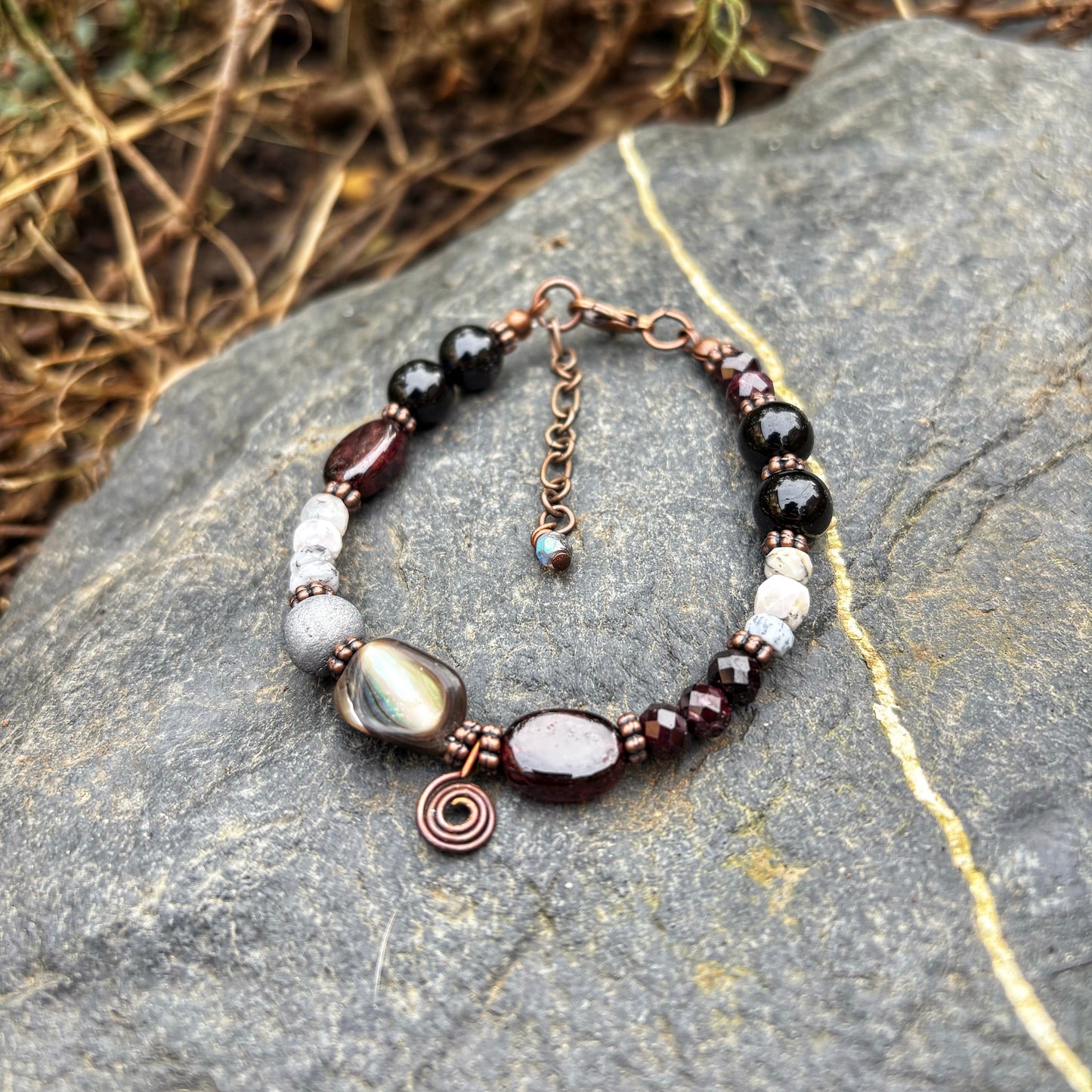Garnet Berry Bracelet