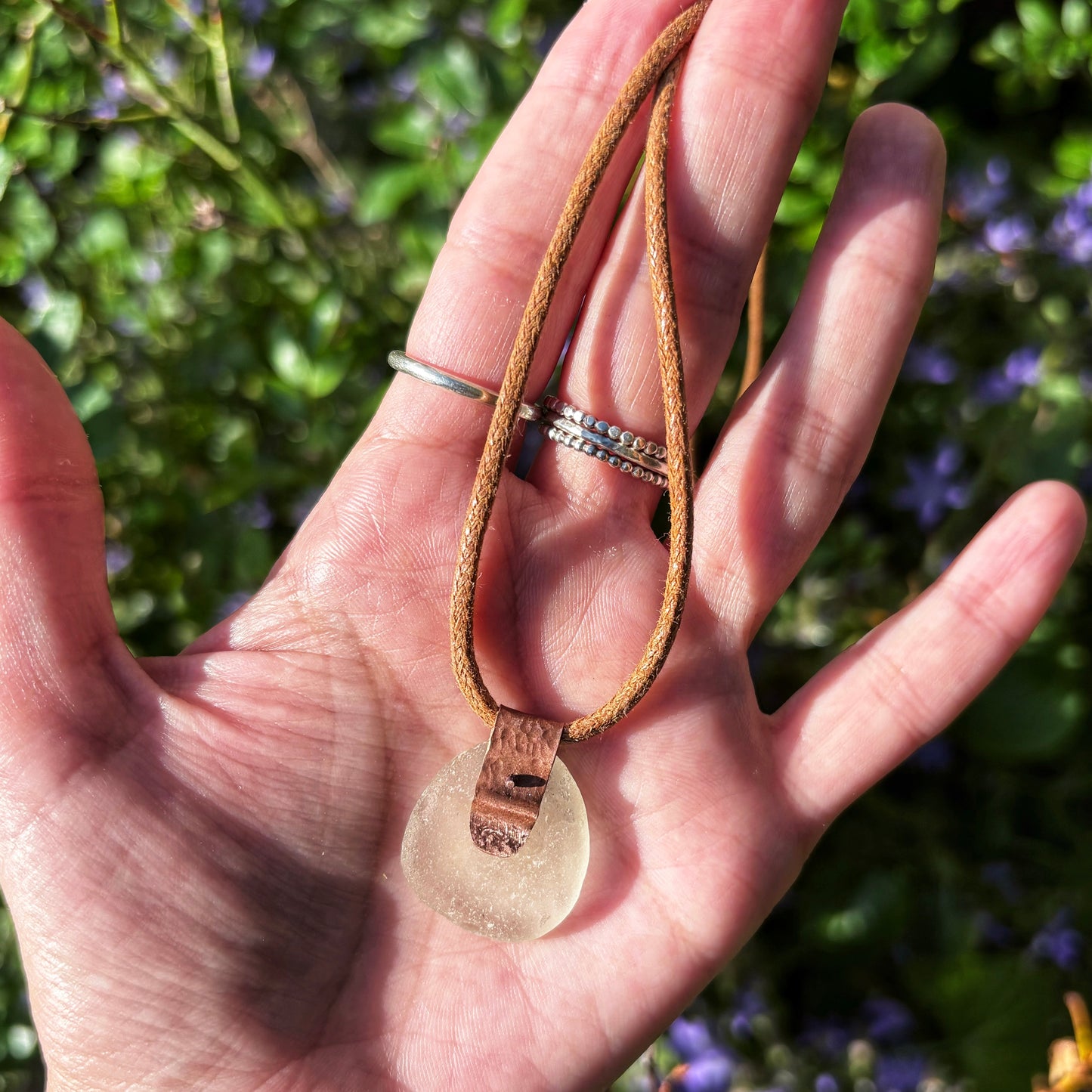 White Mermaid Treasure Necklace