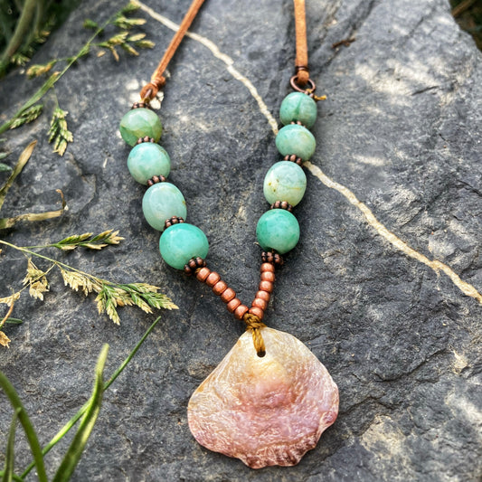 Shimmering Shell Necklace