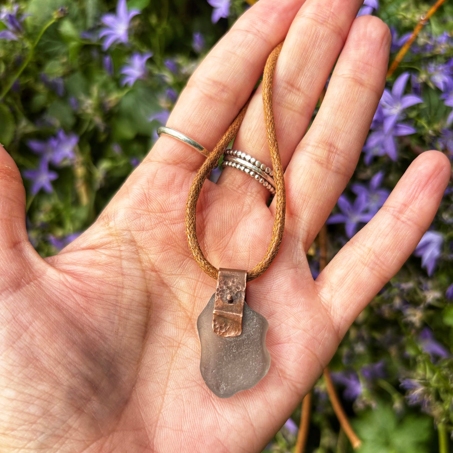 Grey Mermaid Treasure Necklace